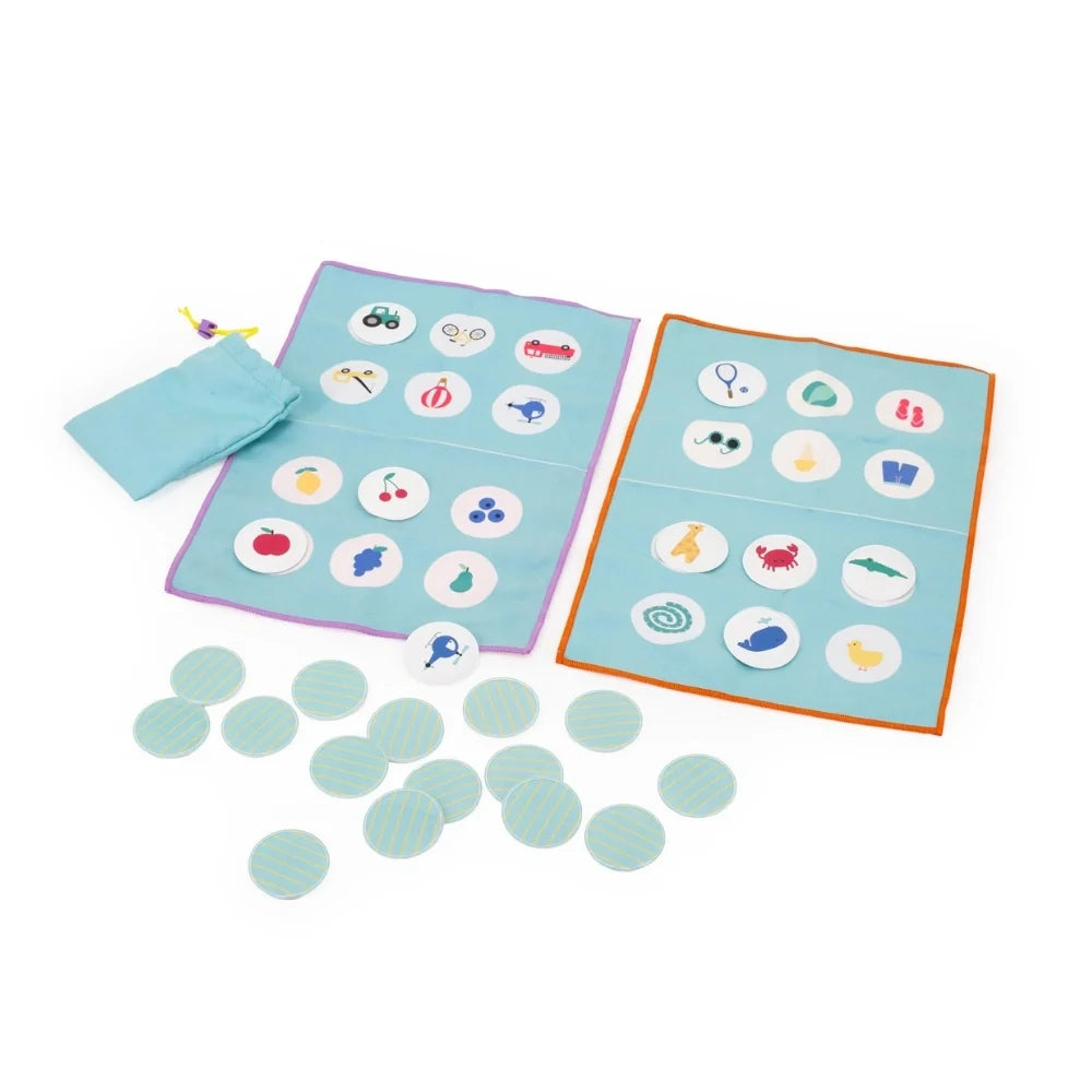 Quut Travel Games – Bingo/Lotocolor Color-Matching Game