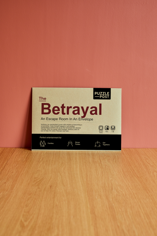BRAND NEW Escape/Puzzle Game | Board game | The Betrayal