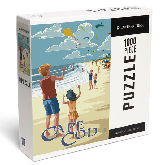 1000 PIECE PUZZLE Cape Cod, Massachusetts, Kite Flyers