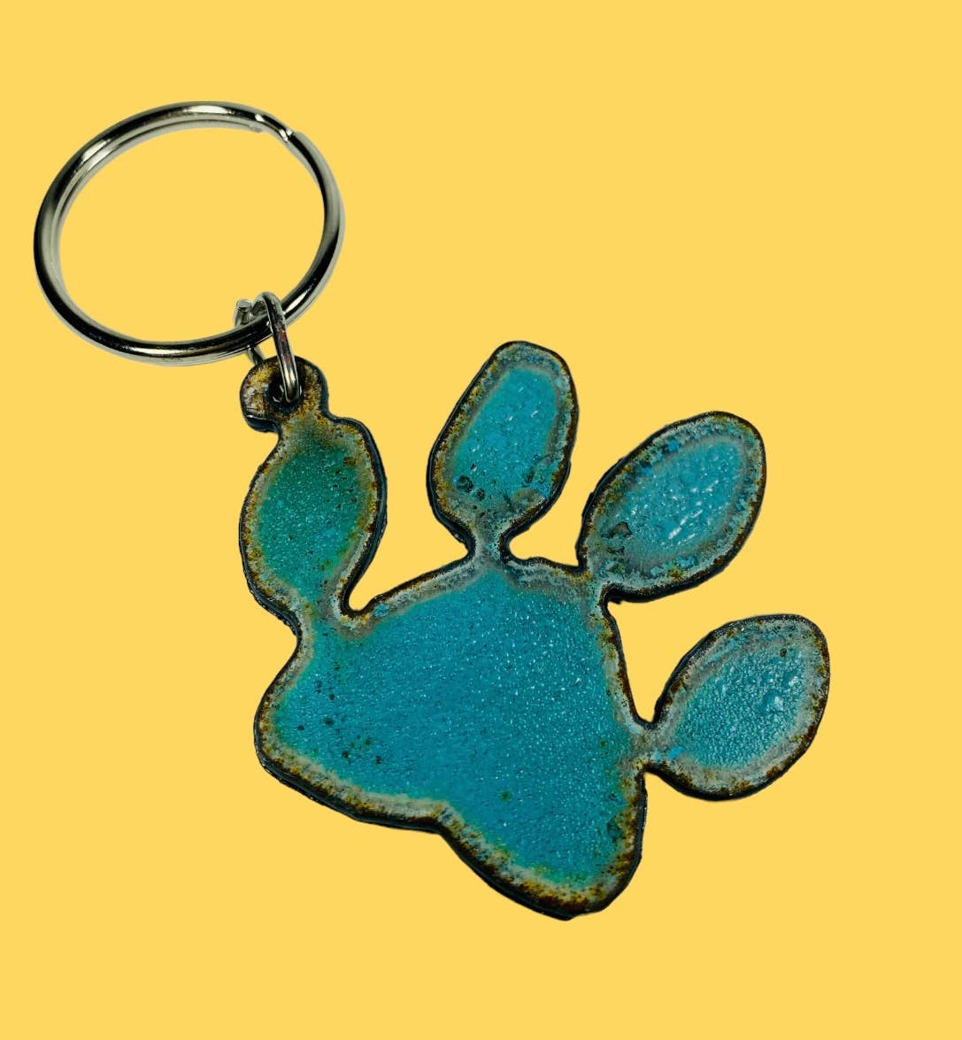 Paw keychain pet lover dog pet store impulse buys USA eco