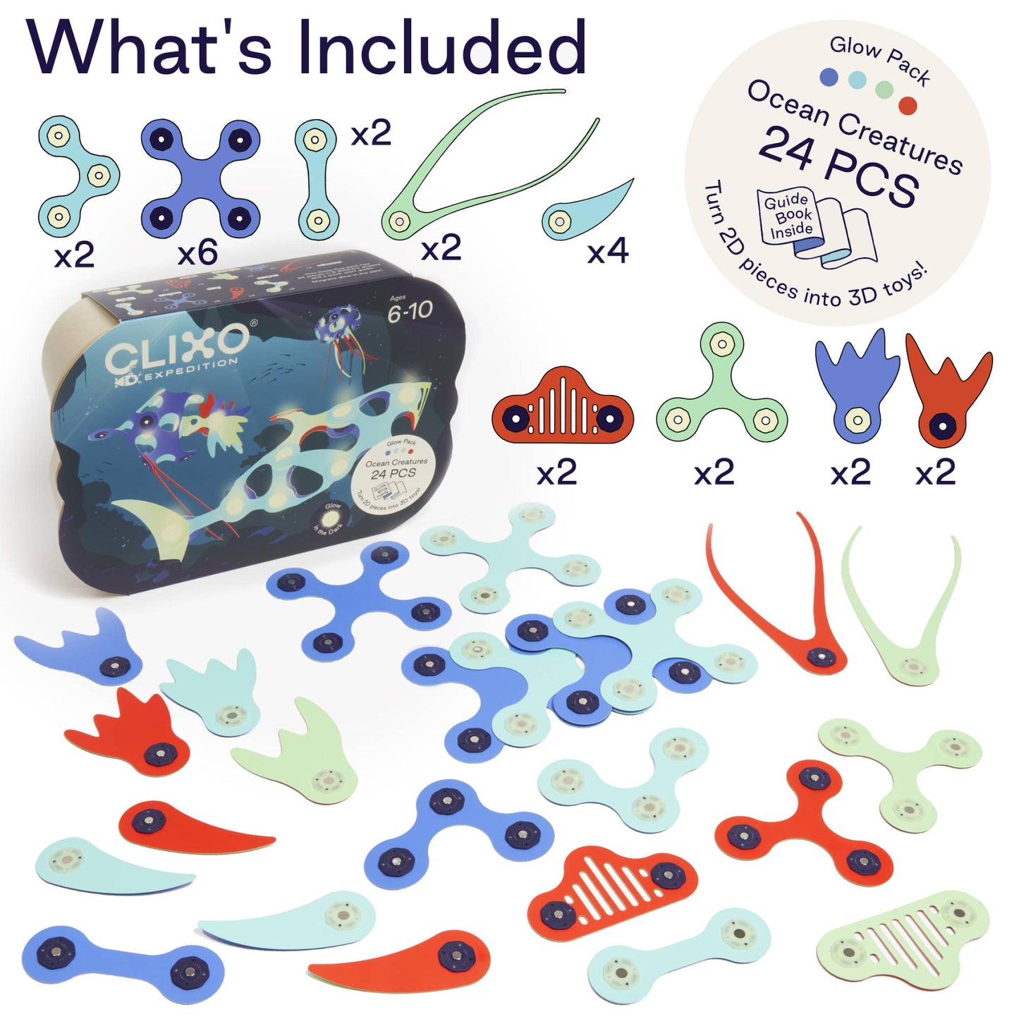 Ocean Creatures Pack: Ocean Colors