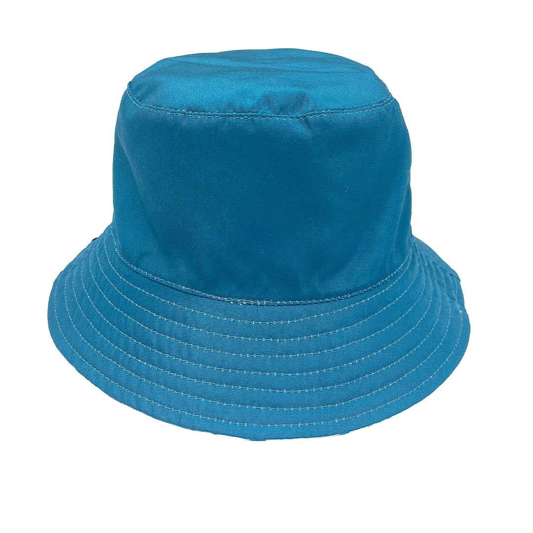 Shark Friends Ocean Blue Reversible Kids Bucket Hat: Blue/Multi / Kids