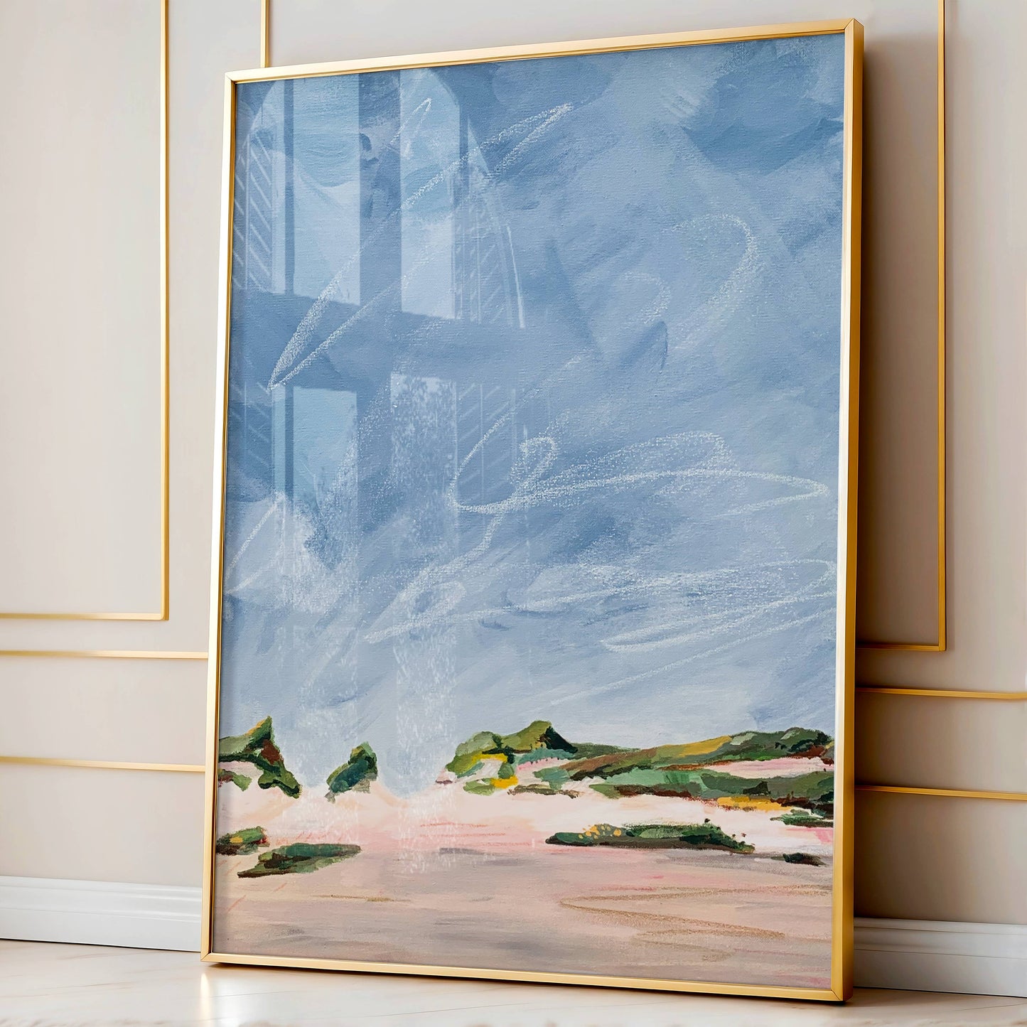 Dune Sky, Unframed Print on Flat Canvas