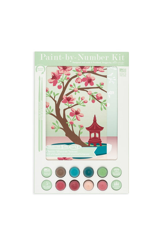 Cherry Blossom Bonsai | 8x10 paint-by-number kit