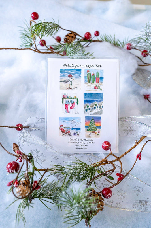 "Holidays on Cape Cod" 6 Holiday Card Box Set