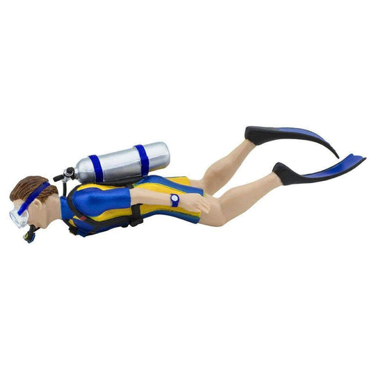 Safari Ltd Kevin the Underwater Adventurer scuba diver figurine side view