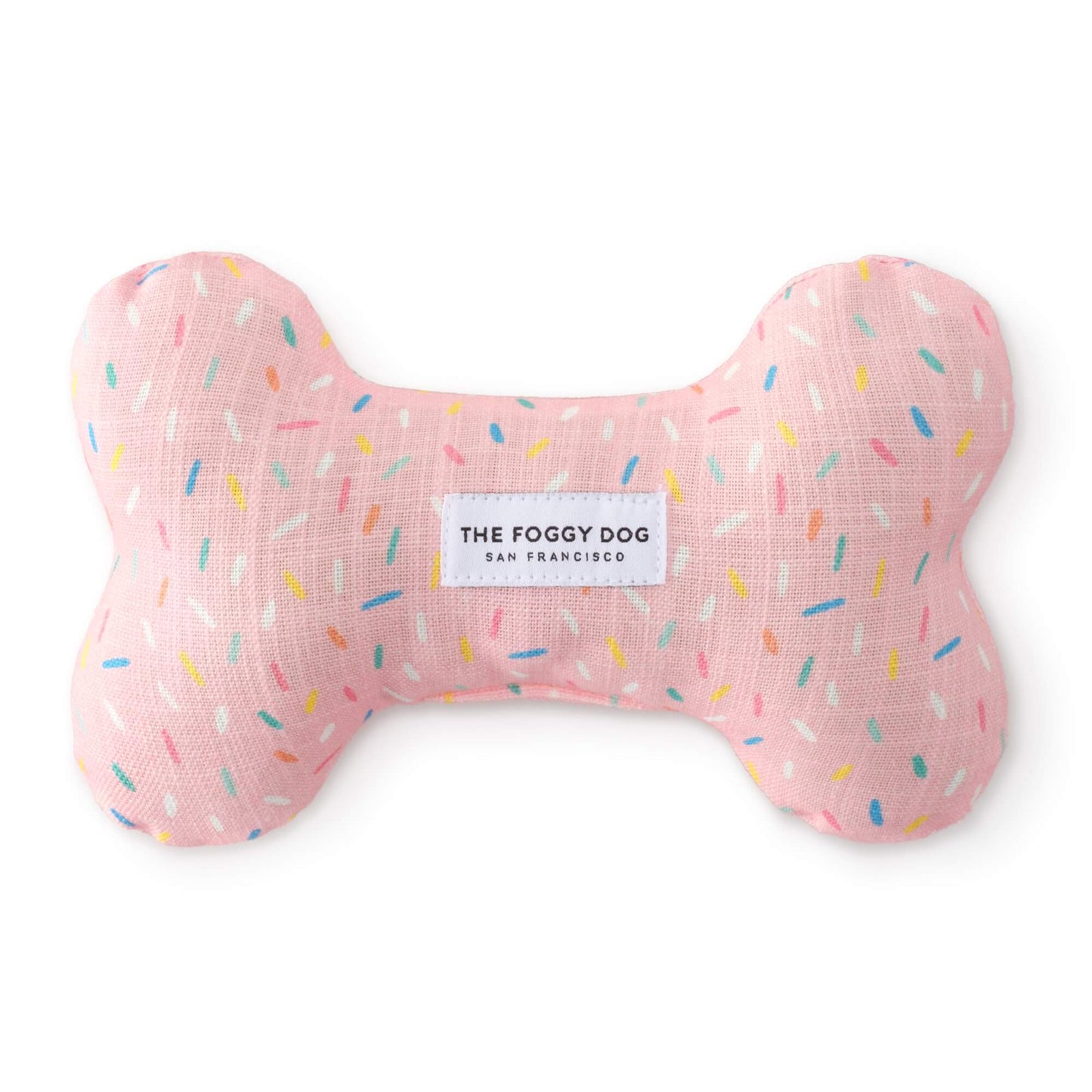 Sprinkles Dog Bone Squeaky Toy