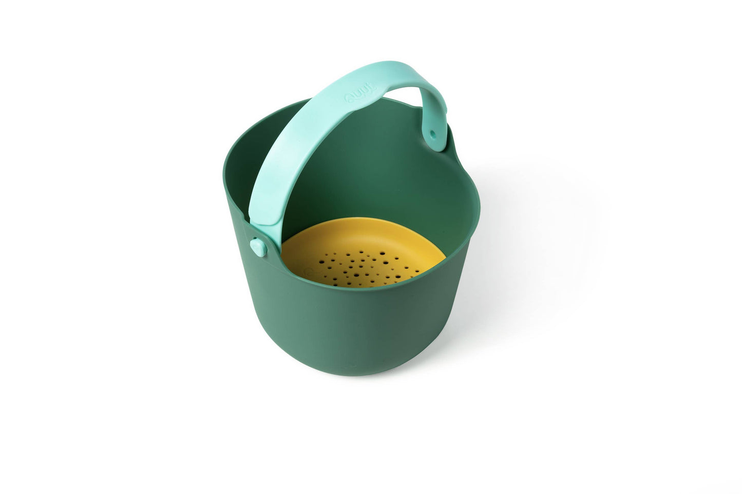 Quut Bucki - Bucket & Sand Sifter. Beach Sand and Pool Toy.: Banana Blue