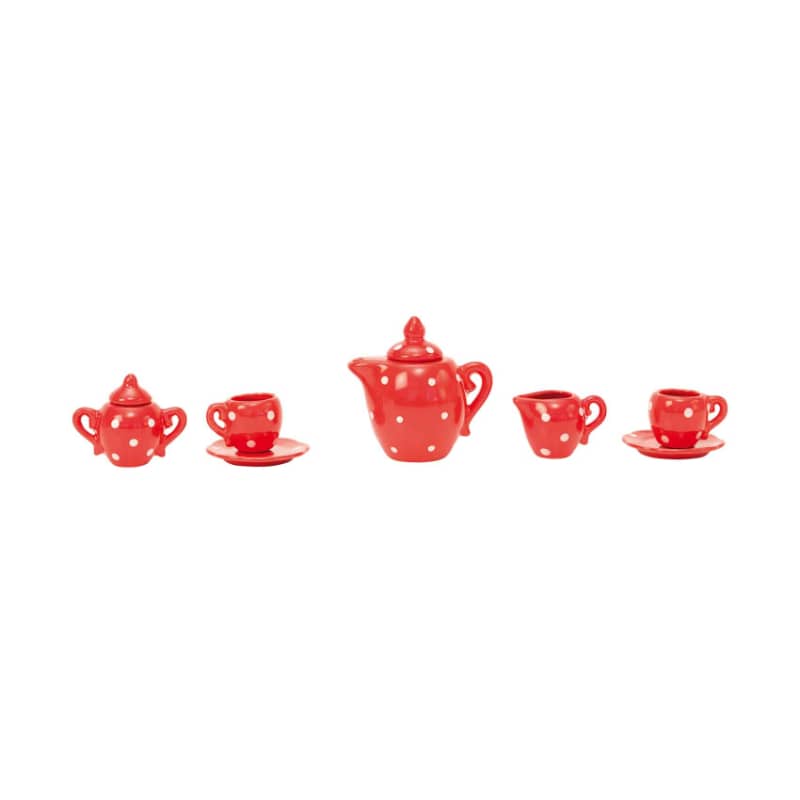 Suitcase - Tea Party Ceramic Set The Big Family - Moulin Roty
