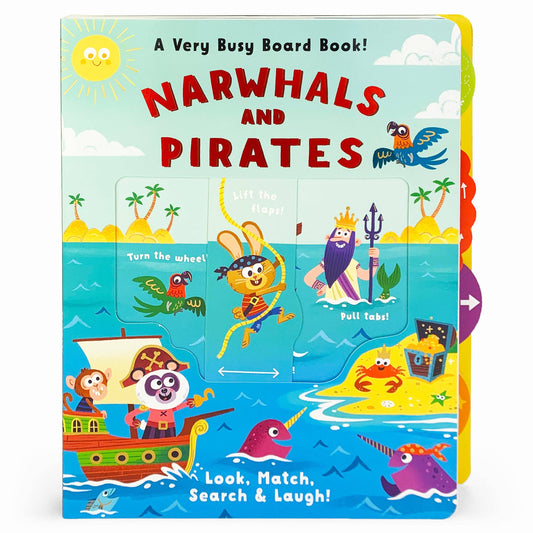 Narwhals & Pirates Interactive Ocean Busy Board Book