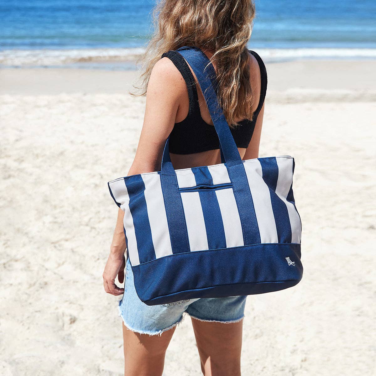 Dock & Bay Canvas Beach Bags - Whitsunday Blue: One Size