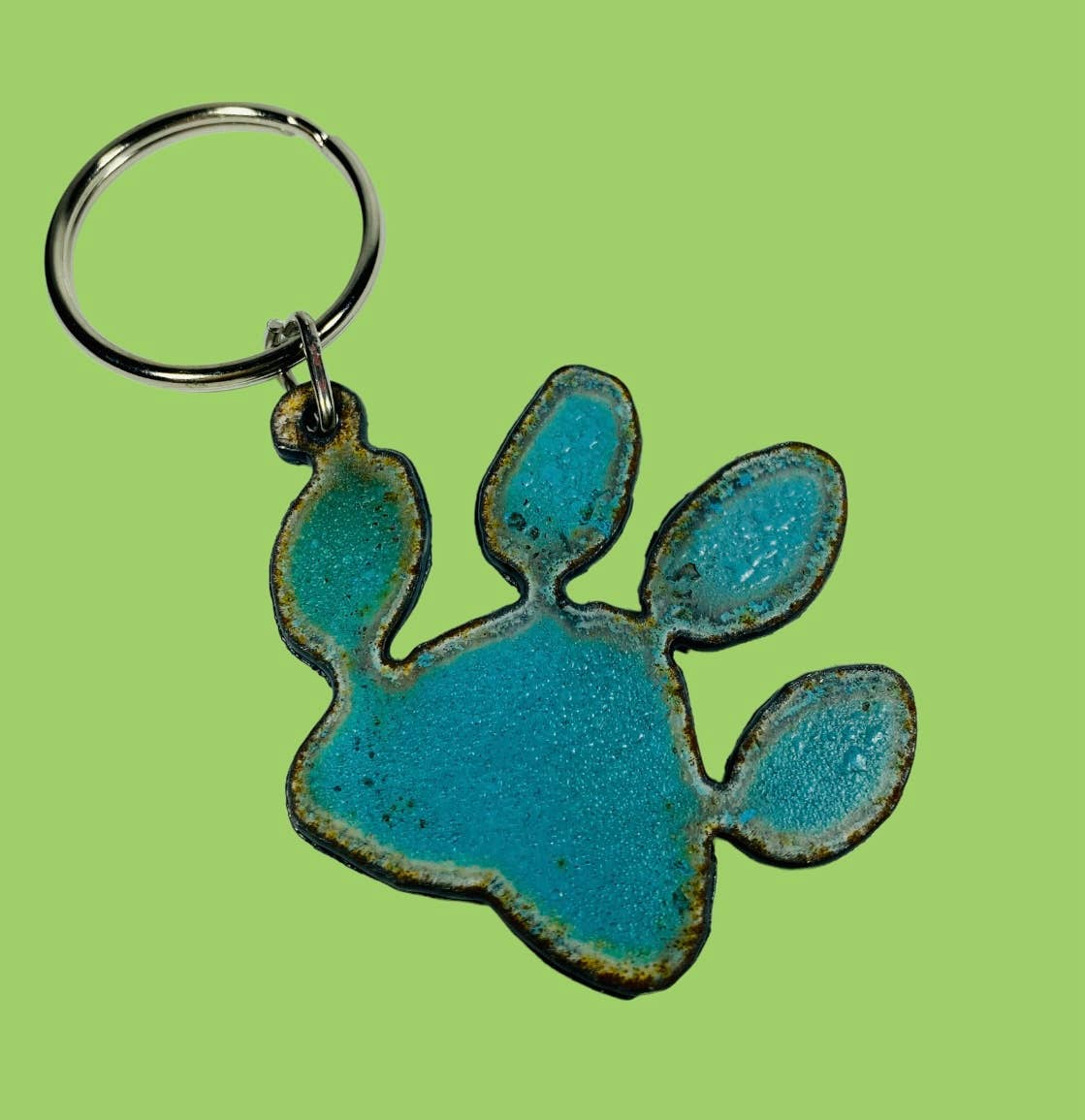 Paw keychain pet lover dog pet store impulse buys USA eco