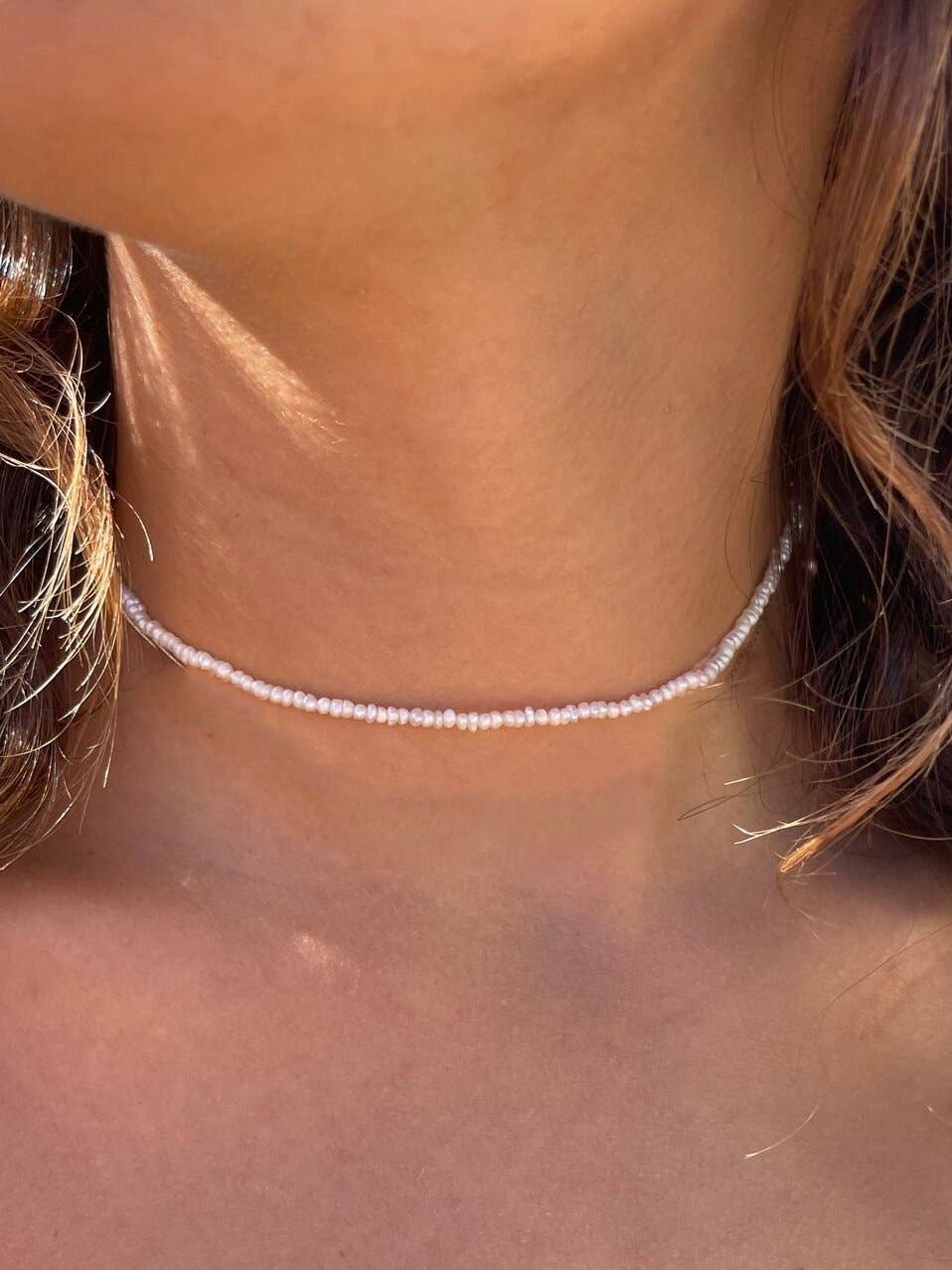 Freshwater Tiny Pearl Choker