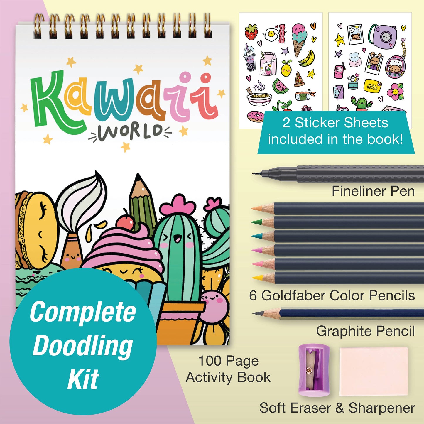 Kawaii World - Learn How to Draw Kawaii Art Set