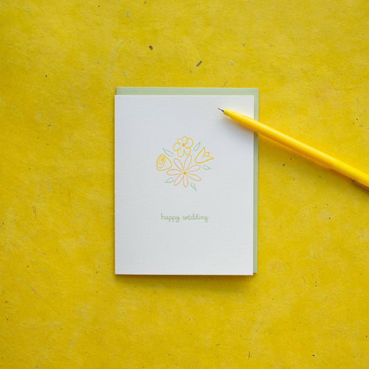 Happy Wedding Greeting Card