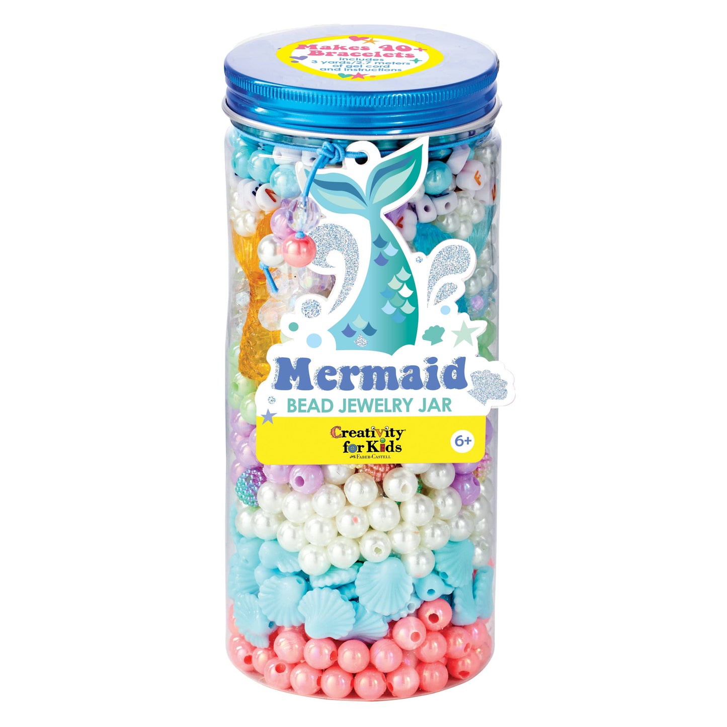Bead Jewelry Jars - Assorted 6 Pack Case