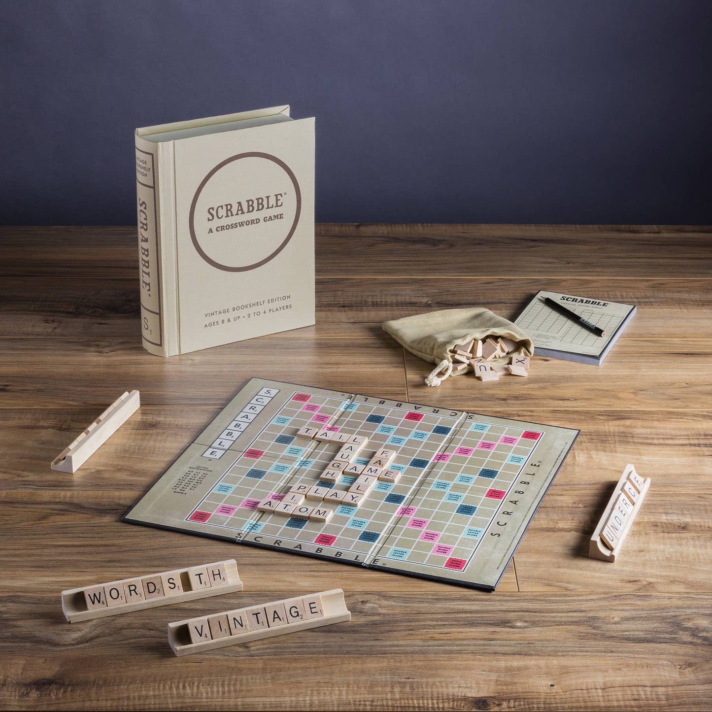 Scrabble Vintage Bookshelf Edition