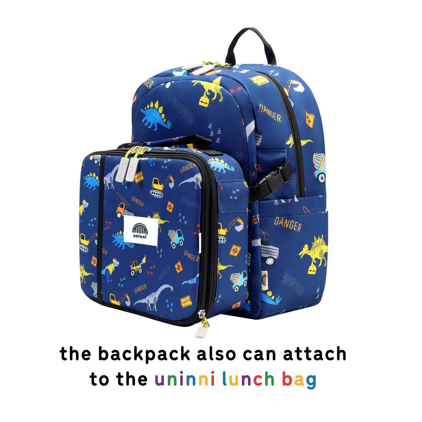 Ethan Backpack-Blue Dinosaur: Blue Dinosaur