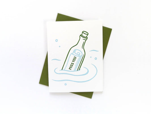 Miss You Card