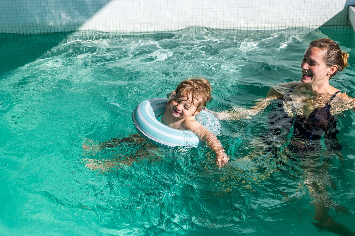 Quut Swim Rings Small - Small Size Swim Ring 16 inch: Cherry