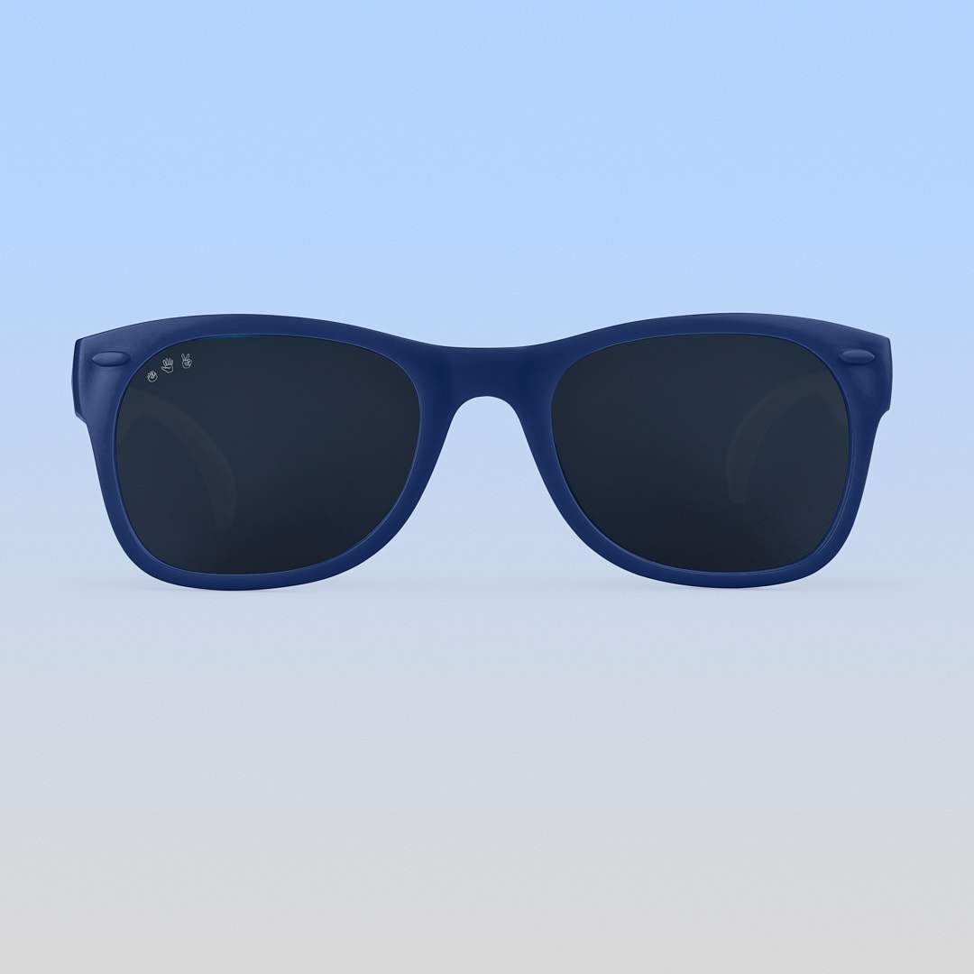 Navy Sunglasses: Grey Polarized Lens / Baby (Ages 0-2)