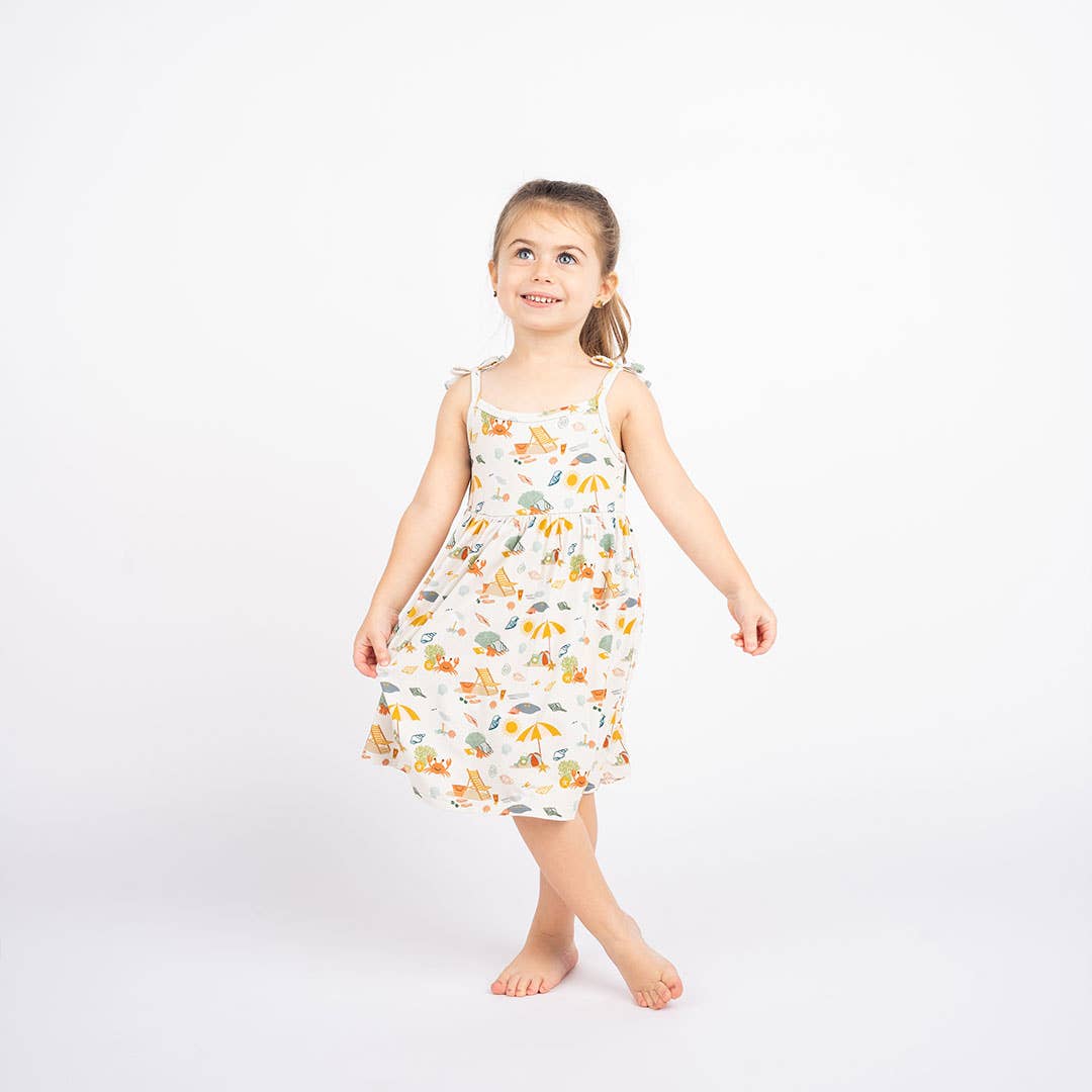 Beach Day Summer Baby & Kids Bamboo Dress: 6-12M