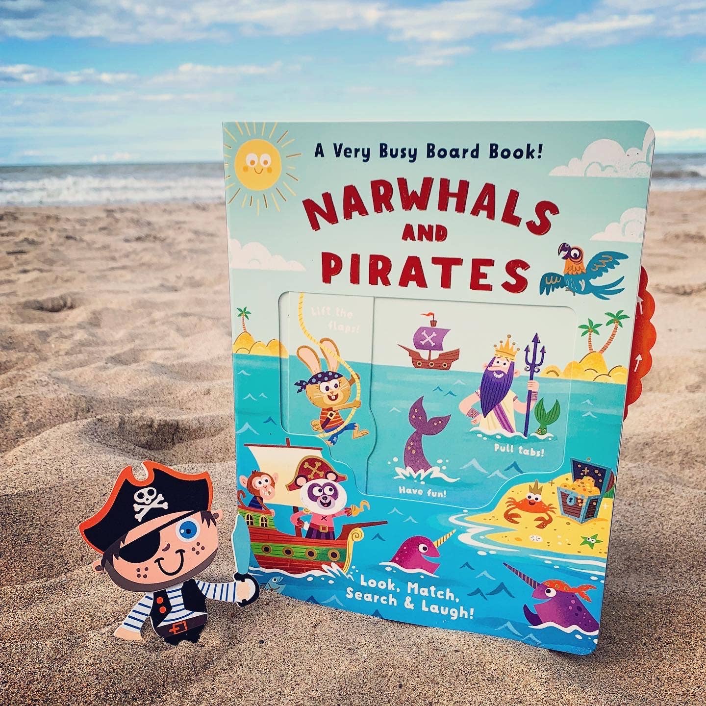 Narwhals & Pirates Interactive Ocean Busy Board Book