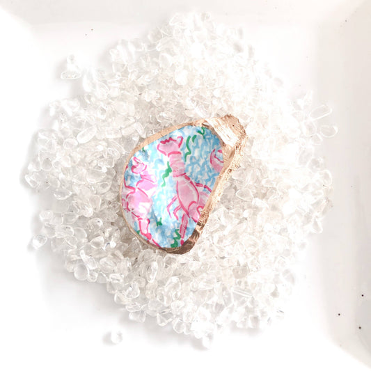 Underwater Lobster Oyster Shell Trinket Dish