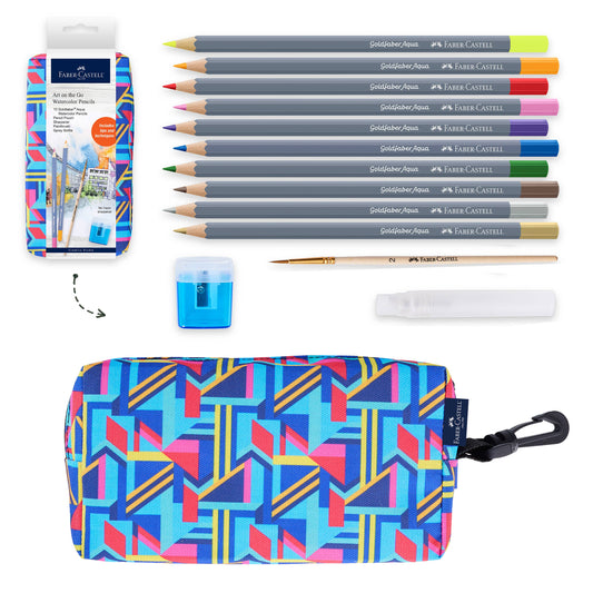 Art on the Go Watercolor Pencil Set for Hobby Artists