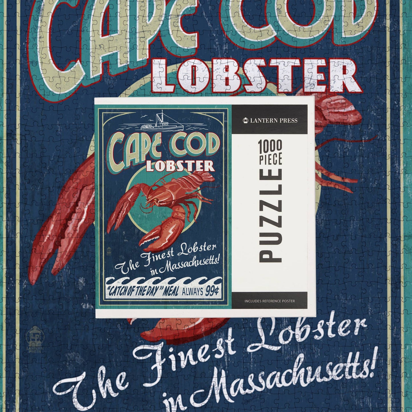 1000 PIECE PUZZLE Cape Cod, Massachusetts, Lobster