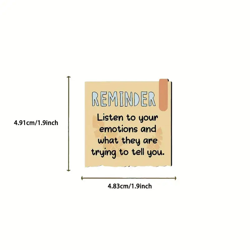 Positive Reminder Stickers – Self Care & Motivation Set

: 10 Stickers