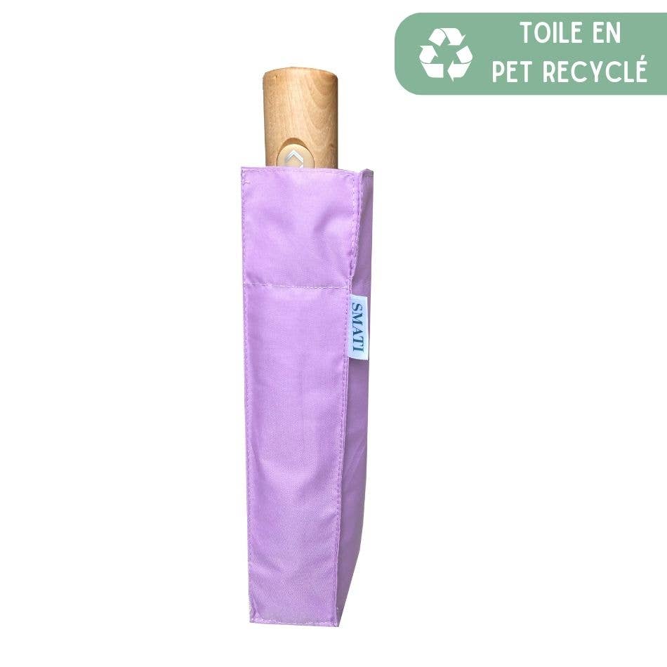 Lilac Automatic Compact Eco-Friendly Umbrella