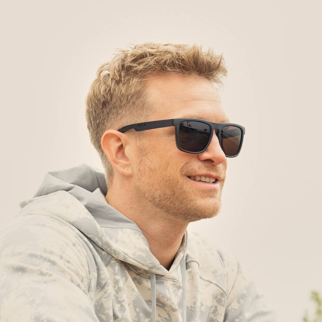 Brayden - Matte Onyx / Black Wood / Brown Polarize