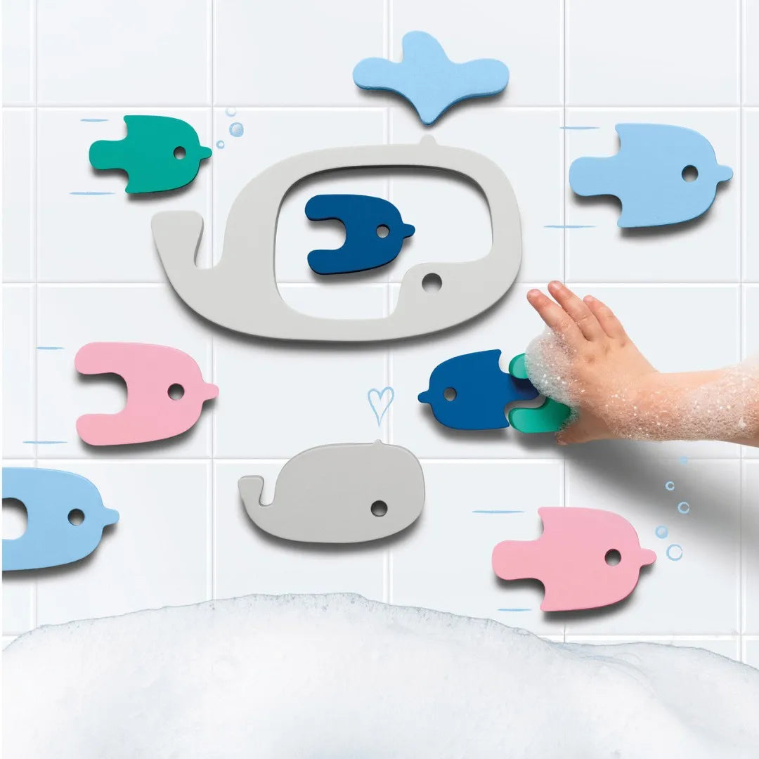 Bath Puzzle Whale – Floating 3D Bath Toy Set