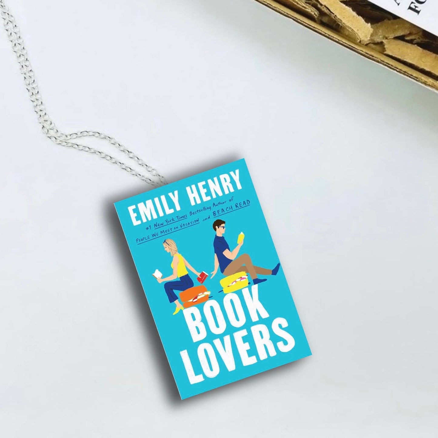 Book Lovers | Emily Henry | Miniature Book: Mini Metal Bookmark