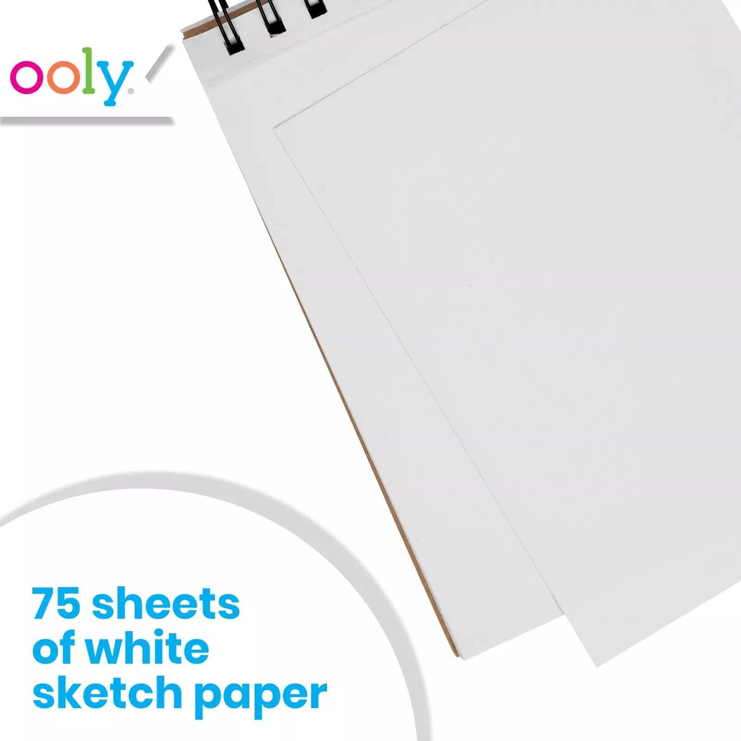 5" x 7.5" D.I.Y. Cover Sketchbook - White Paper