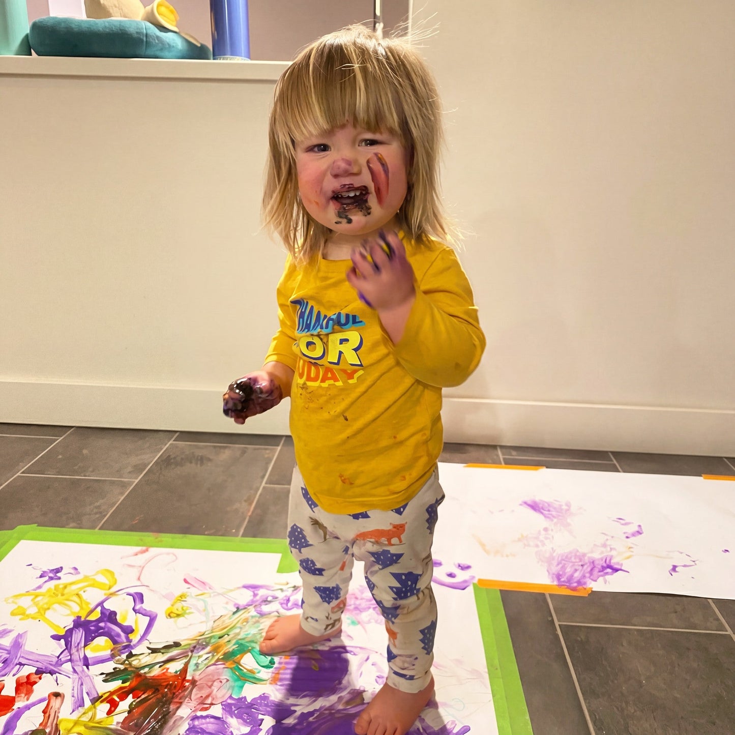 All-Natural Finger Paint