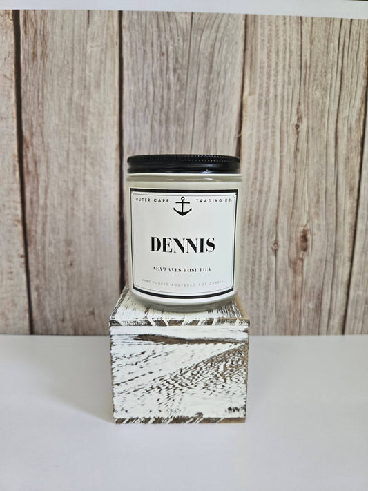 Dennis Cape Cod Soy Wax Crackling Wooden Wick Candle bulk wholesale