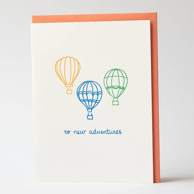 To New Adventures Greeting Card
