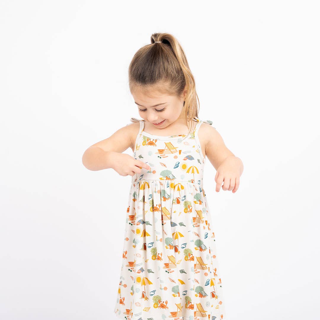 Beach Day Summer Baby & Kids Bamboo Dress: 6-12M