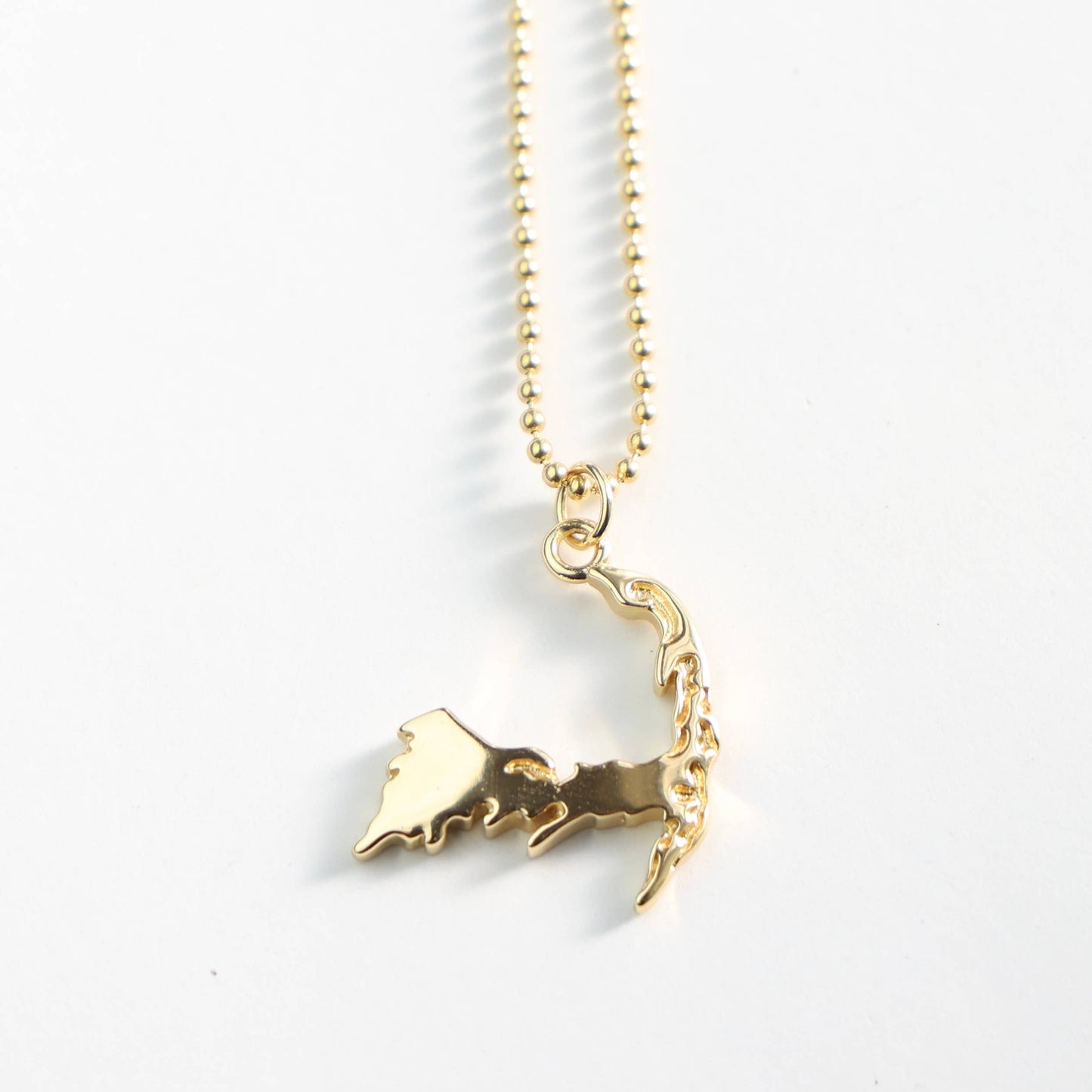 Gold Filled Cape Cod Charm Necklace: Sterling Silver