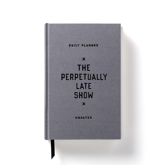 Brass Monkey The Perpetually Late Show Undated Standard Planner