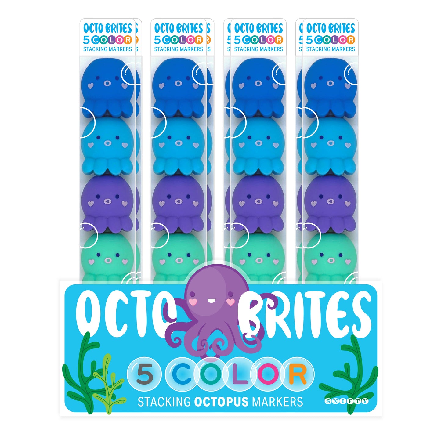 OCTO BRITES STACKABLE MARKERS - DISPLAY OF 12