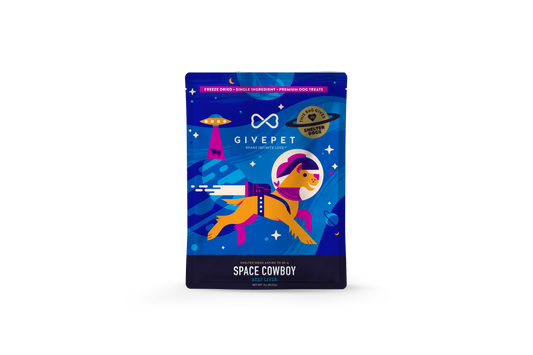 GivePet Space Cowboy Freeze-Dried Dog Treats