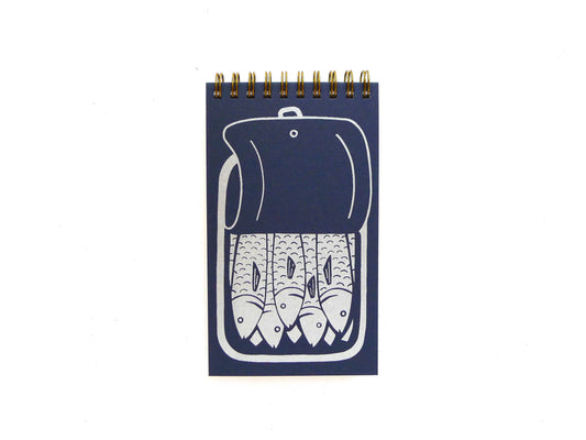 Sardine Coil Notepad: Lined