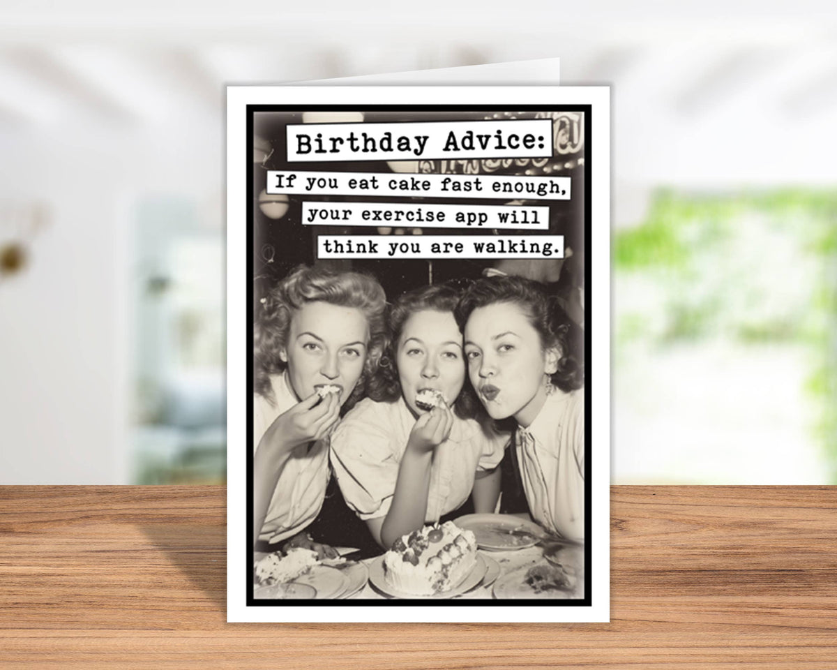 Cake Funny Birthday Card