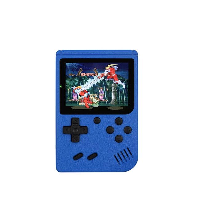 Retro Handheld Game Box Console with 400 Classic Games: Blue