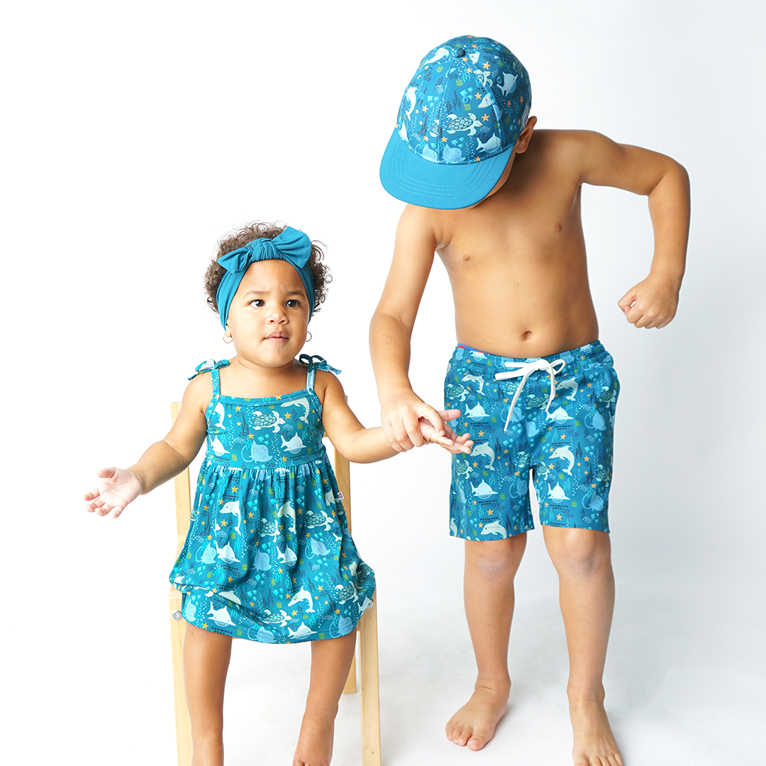 Ocean Friends Bamboo Sundress Summer Kids Clothing: 6-12M