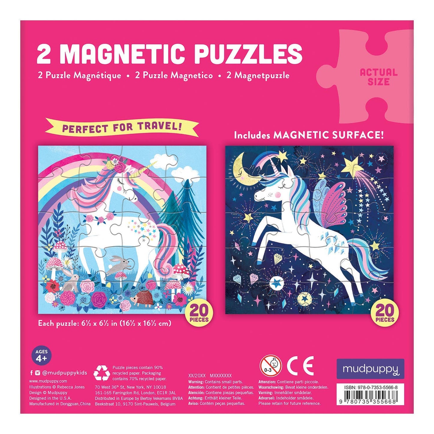 Magical Unicorn Magnetic Puzzle