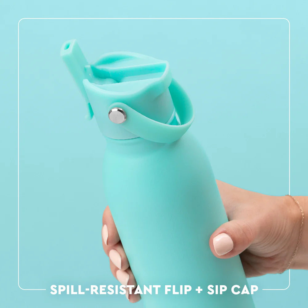 Rainglow 16oz Flip + Sip Slim Tumbler